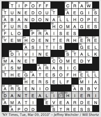 It is known for its high level of difficulty and for its clever, often playful, clues and themes. . Knucklehead nyt crossword